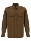 Tom Ford Military Shirt And Blouse Green In Brown