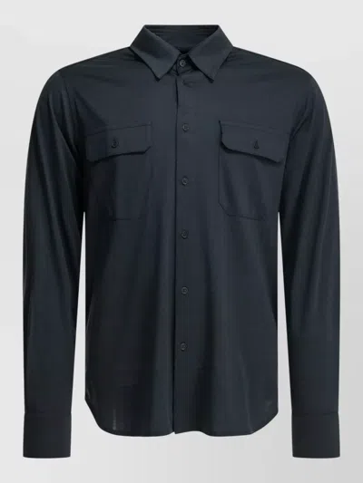 Tom Ford Military Style Casual Shirt Long Sleeves In Multi