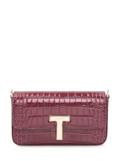 Tom Ford Mini Bag. In Raspberry