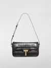 Tom Ford Mini Embossed Crocodile Leather Bag In Black
