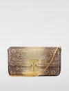 Tom Ford Wallis Mini Flap Shoulder Bag Snakeskin-printed Leather In Gold