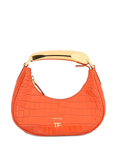 Tom Ford Mini Bianca Crocodile-effect Tote Bag