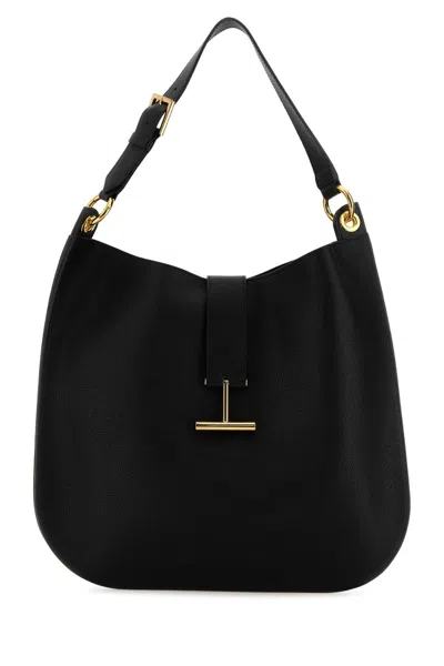 Tom Ford Mini Black Leather Shoulder Handbag