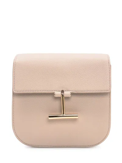 Tom Ford Mini Crossbody Grain Bag In Neutral
