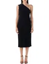 Tom Ford One-shoulder Crystal Embellished Cocktail Dress In Black
