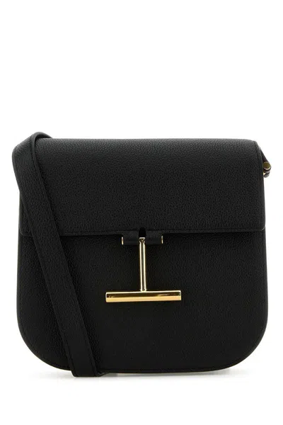 Tom Ford Mini Grain Shoulder Bag In Black