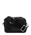 Tom Ford Mini Leather Traveller Messenger Bag In Black