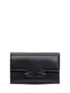 Tom Ford Grain Compact Wallet In Black