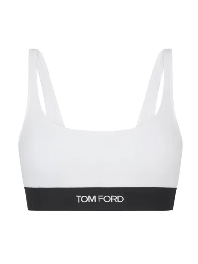 Tom Ford Mini Modal Bralette In White