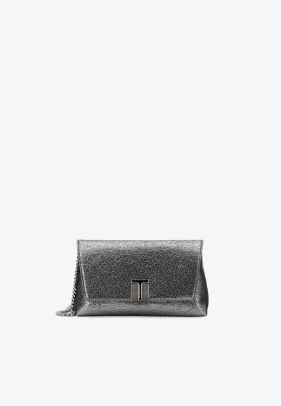 Tom Ford Mini Nobile Laminated Chain Clutch