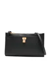 Tom Ford Rectangular Shape Gold-tone Hardware Padlock Mini Bag In Black