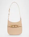 Tom Ford Mini Shoulder Bag In Leather In Light Beige