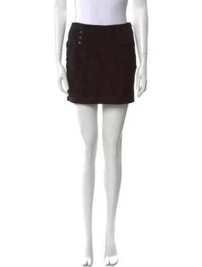 Pre-owned Tom Ford Mini Skirt In Black