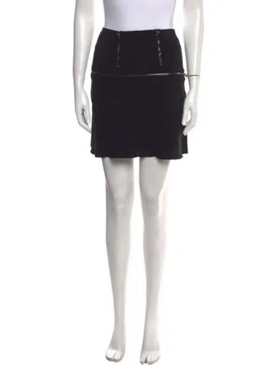 Pre-owned Tom Ford Mini Skirt In Black