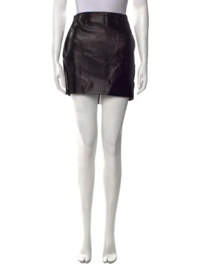 Pre-owned Tom Ford Mini Skirt In Black