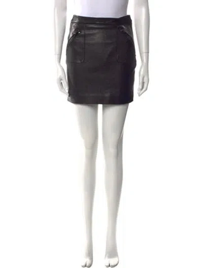 Pre-owned Tom Ford Mini Skirt In Black