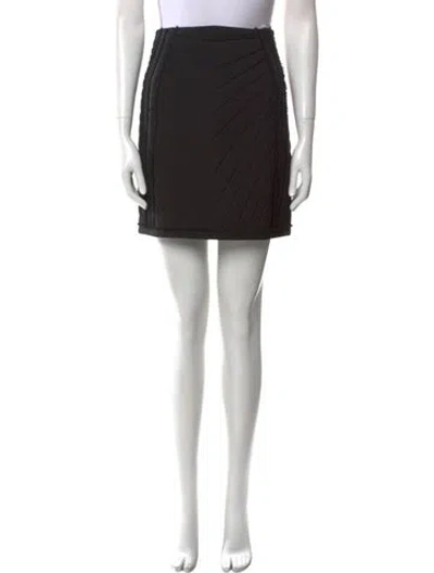 Pre-owned Tom Ford Mini Skirt In Black
