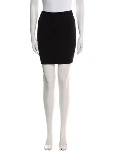 Pre-owned Tom Ford Mini Skirt In Black
