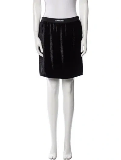 Pre-owned Tom Ford Mini Skirt In Black