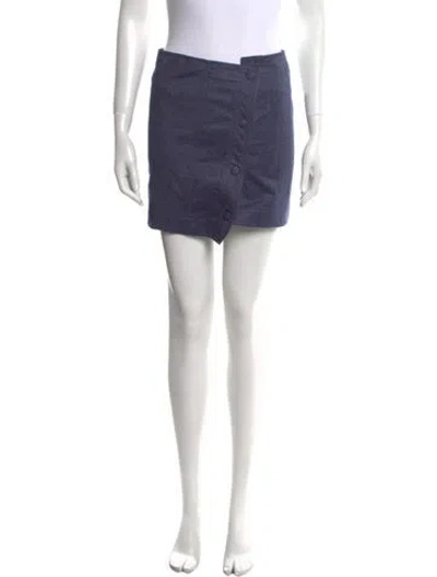 Pre-owned Tom Ford Mini Skirt In Blue