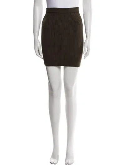 Pre-owned Tom Ford Mini Skirt In Green