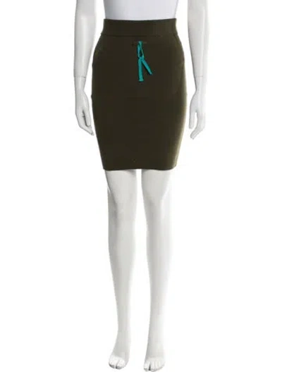 Pre-owned Tom Ford Mini Skirt In Green