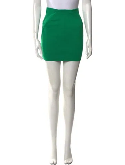 Pre-owned Tom Ford Mini Skirt In Green