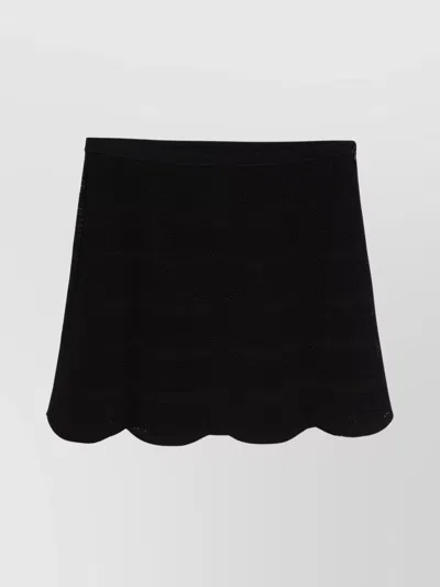 TOM FORD MINI SKIRT IN SILK AND COTTON