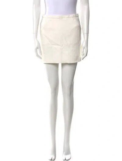 Pre-owned Tom Ford Mini Skirt In Neutral
