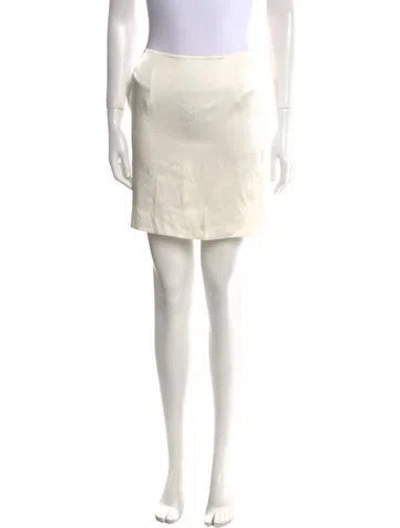 Pre-owned Tom Ford Mini Skirt In Neutral