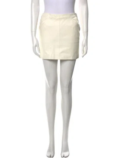 Pre-owned Tom Ford Mini Skirt In Neutral