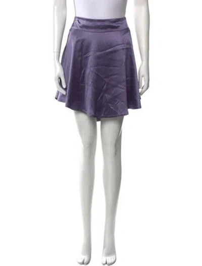 Pre-owned Tom Ford Mini Skirt In Purple