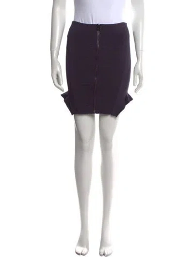 Pre-owned Tom Ford Mini Skirt In Purple