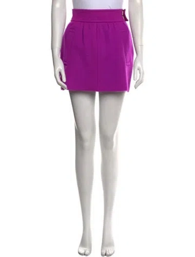 Pre-owned Tom Ford Mini Skirt In Purple