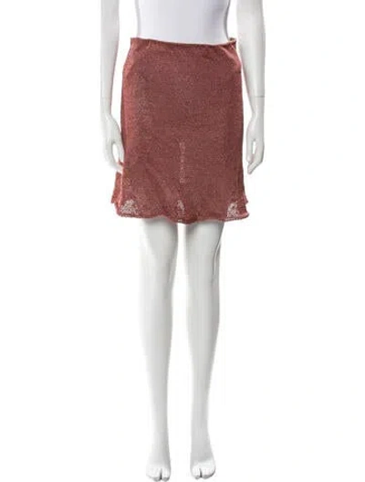 Pre-owned Tom Ford Mini Skirt In Red