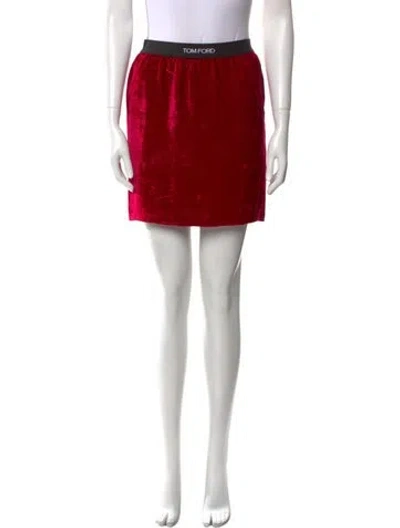 Pre-owned Tom Ford Mini Skirt W/ Tags In Pink