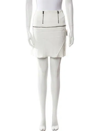 Pre-owned Tom Ford Mini Skirt In White