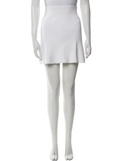 Pre-owned Tom Ford Mini Skirt In White