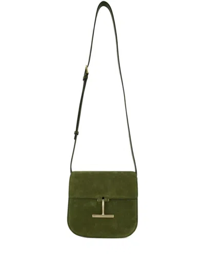 Tom Ford Mini Tara Cross Body Bag In Green