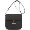 Tom Ford Mini Tara Grained Leather Crossbody Bag In Brown