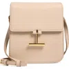 Tom Ford Mini Tara Grained Leather Crossbody Bag In Orange