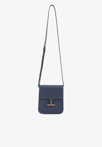 Tom Ford Mini Tara Leather Crossbody Bag In Red