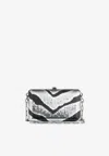 Tom Ford Mini Tf Crystal-embellished Box Clutch With Dual Straps In Silver