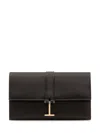 Tom Ford Mini Wallet On Strap In Black