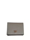 TOM FORD MINI WALLET WITH LOGO PLAQUE