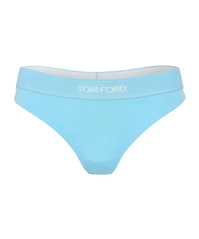 Tom Ford Minimalist Underwear In Blue