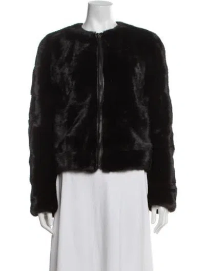 Pre-owned Tom Ford Mink Fur Jacket In Black