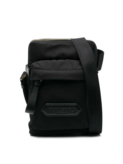 Tom Ford Mini Messenger Bag With Adjustable Strap In 1n001 Black