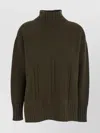 Tom Ford Long-sleeved Mock Neck Cashmere Sweater Clothing In Black