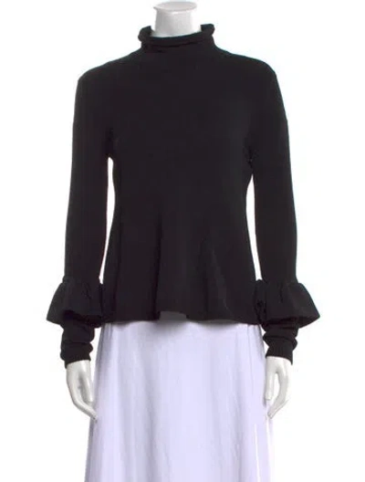 Pre-owned Tom Ford Mock Neck Sweater In Black